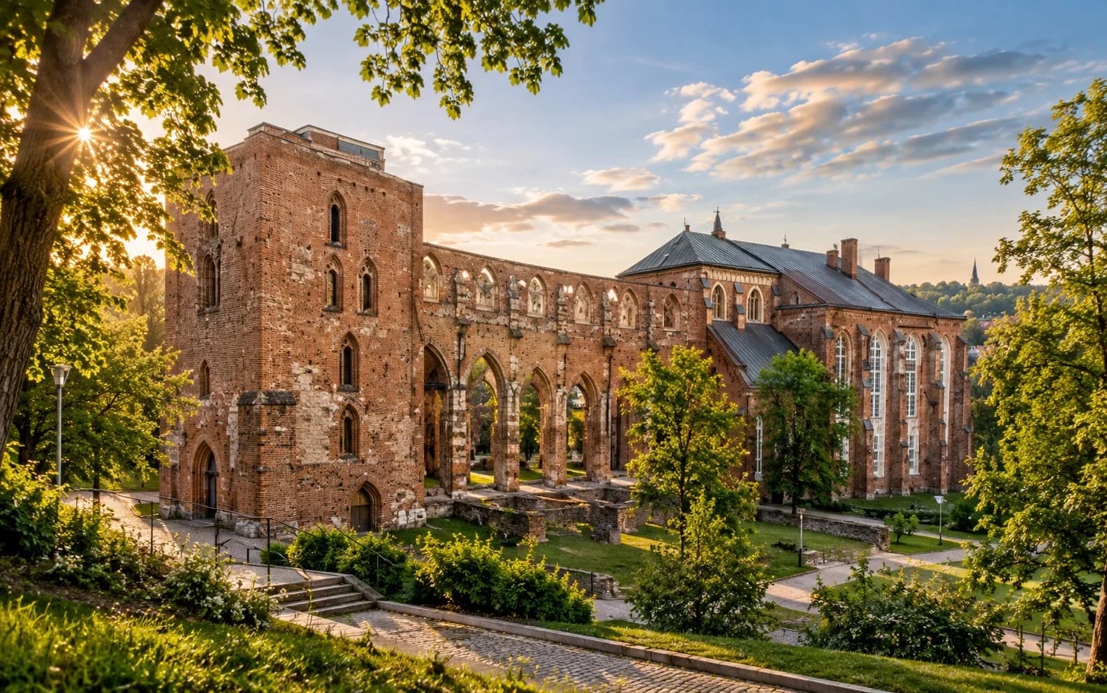 University of Tartu Museum and Tartu Cathedral